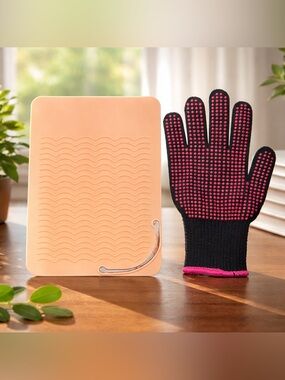 Silicone Mat and Heat Resistant Glove Set